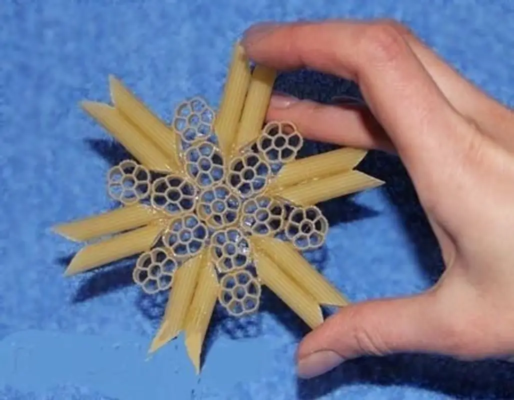 Noodle Snowflake Ornament