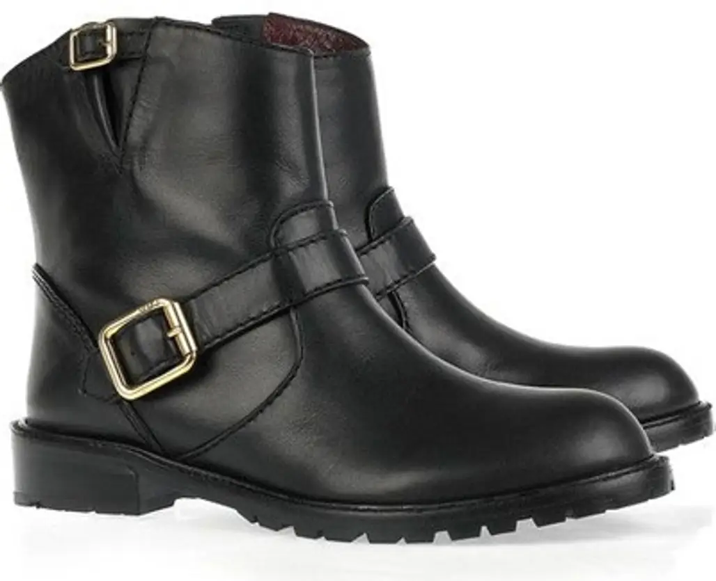 Marc by Marc Jacobs Buckled Leather Ankle Boots