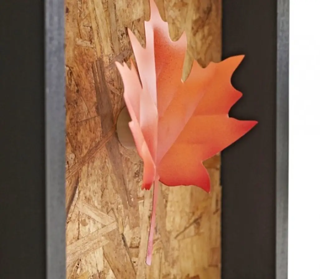 Faux Mounted Leaves