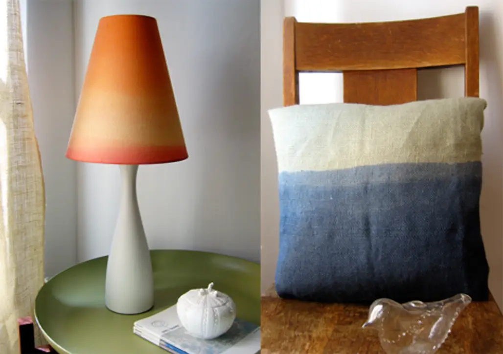 Lamp and Pillow