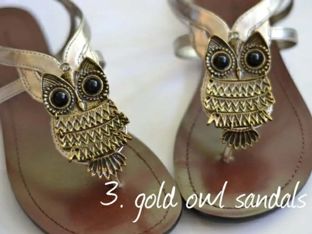 DIY Owl Sandals...