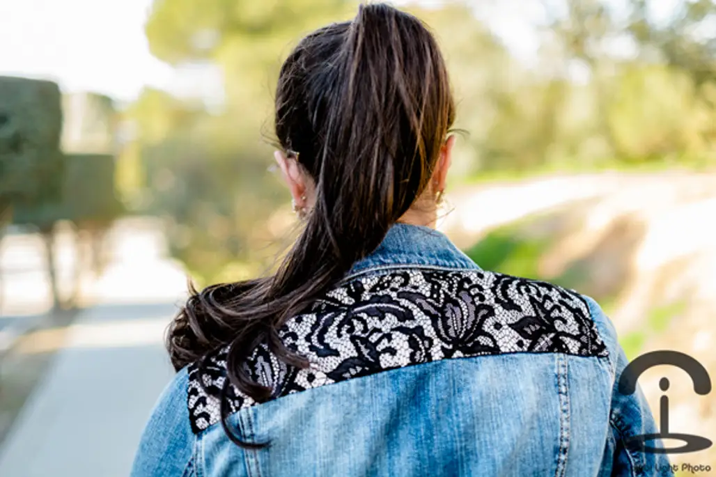 Five Ways to Add Lace to a Denim Jacket