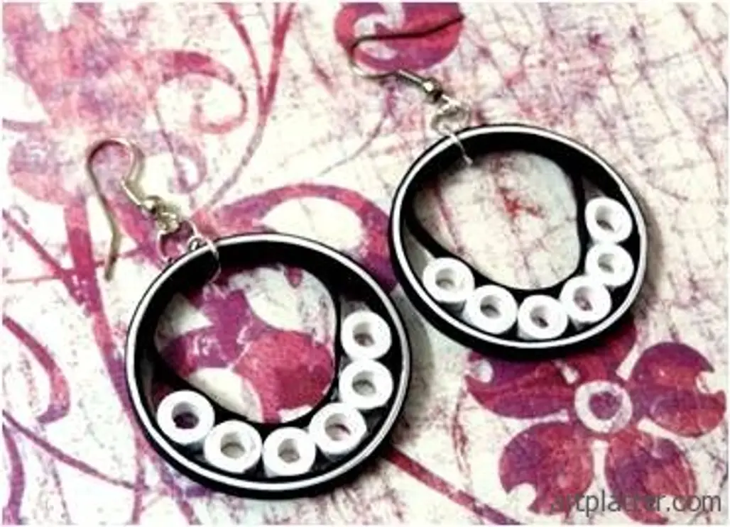 Quilled Hoops