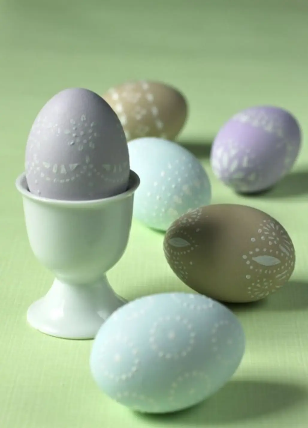 Stencil Easter Eggs