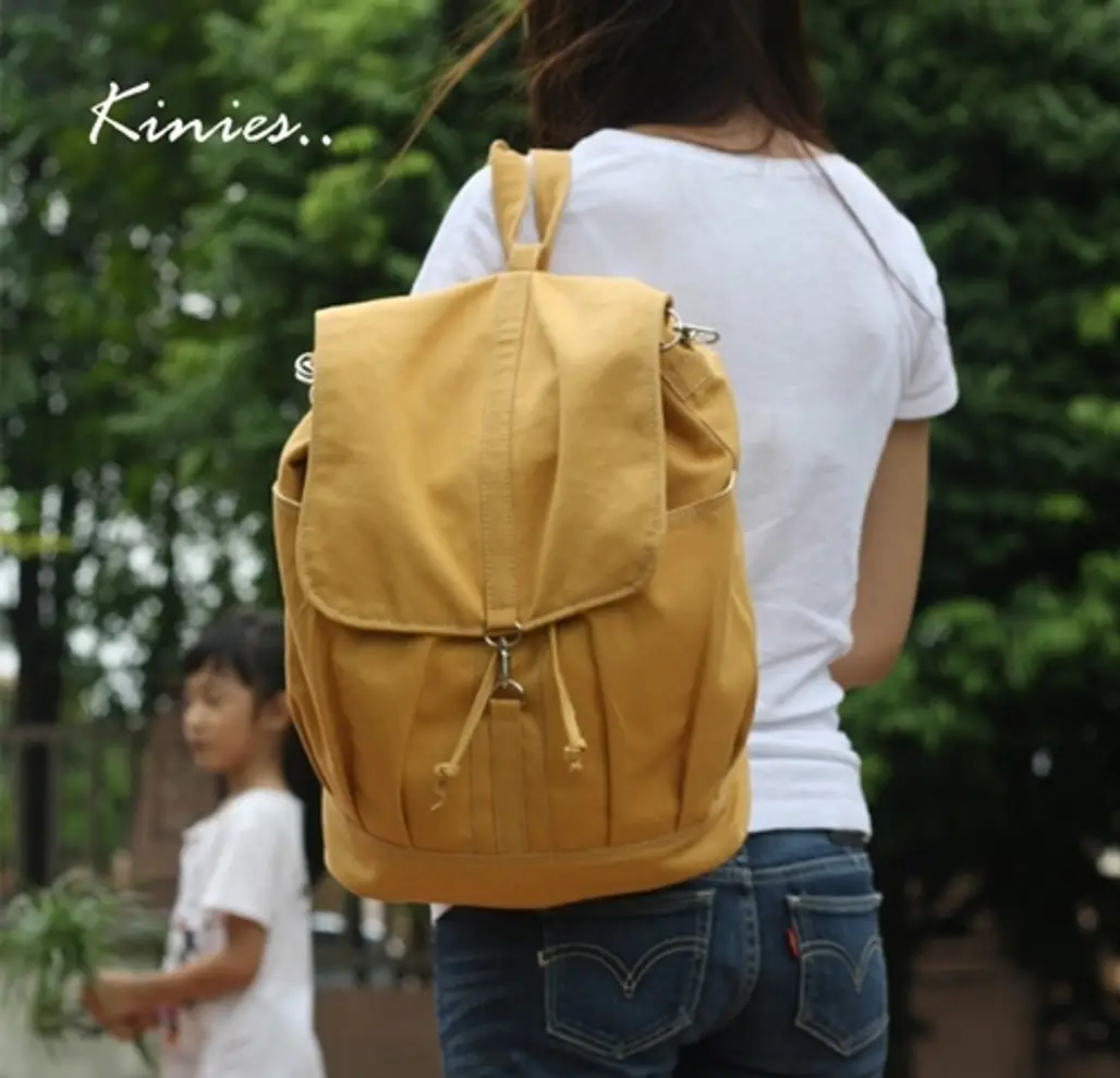 Kinies Back Pack in Golden Rod