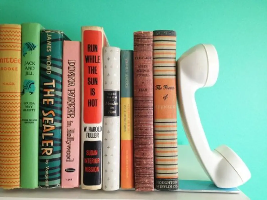 Vintage Phone Bookends