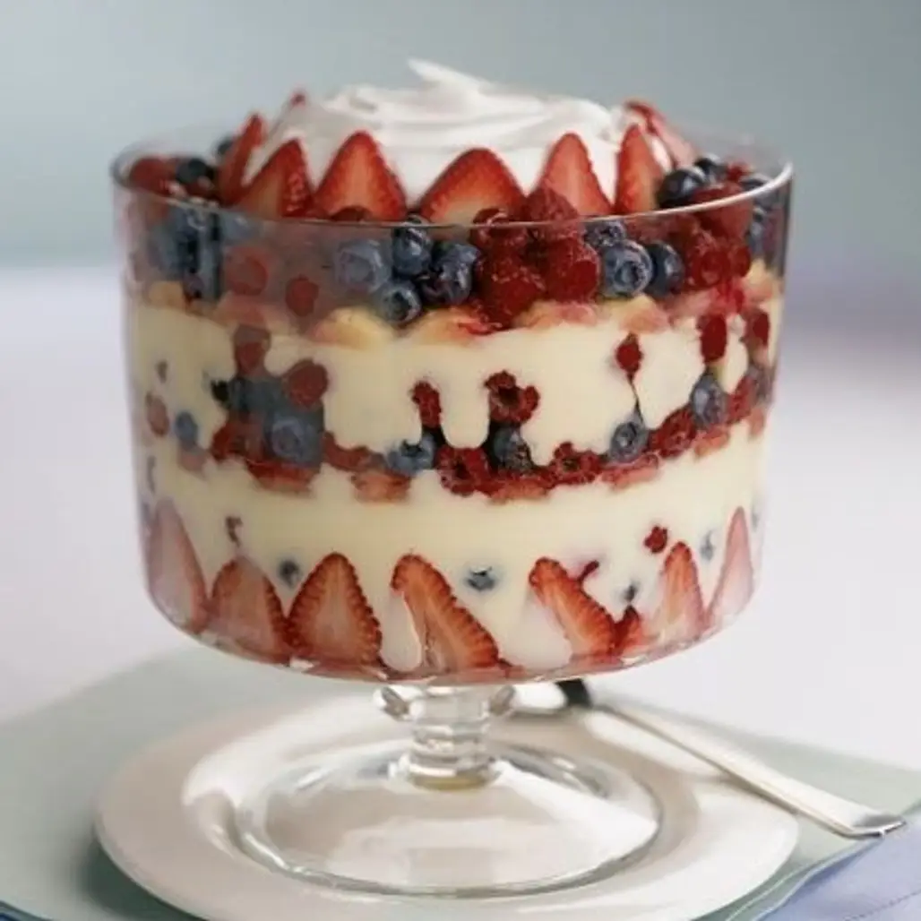 Summer Berry Trifle -