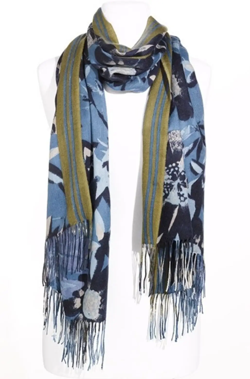 Nordstrom Floral Tissue Weight Cashmere & Wool Wrap