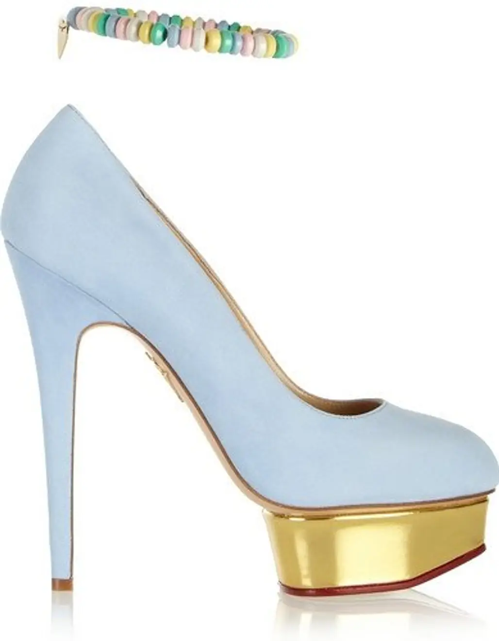 Charlotte Olympia Sweet Dolly Suede Pumps