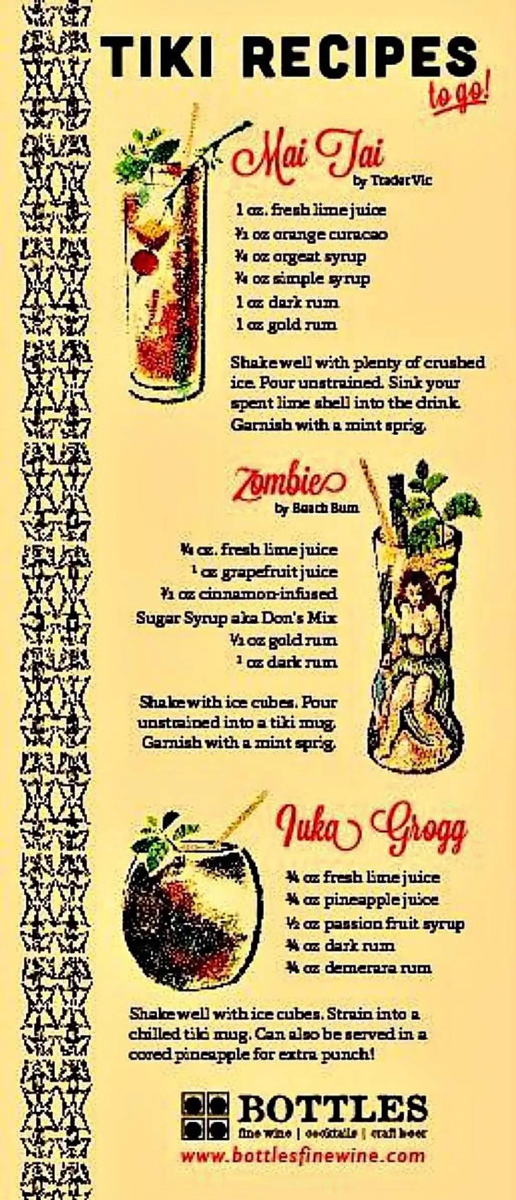 It’s Time for Vintage Tiki Party Drinks