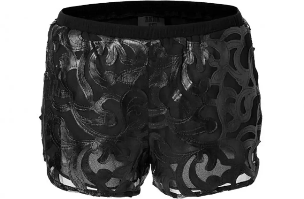 Anna Sui Appliqué Shorts
