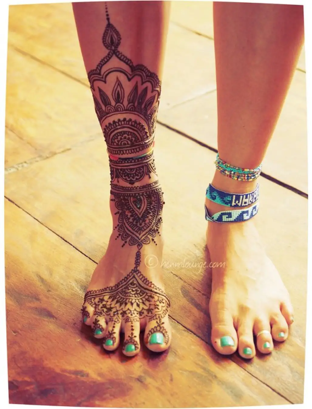 updating the tattoo portfolio with one of my recent henna inspired tat... |  TikTok