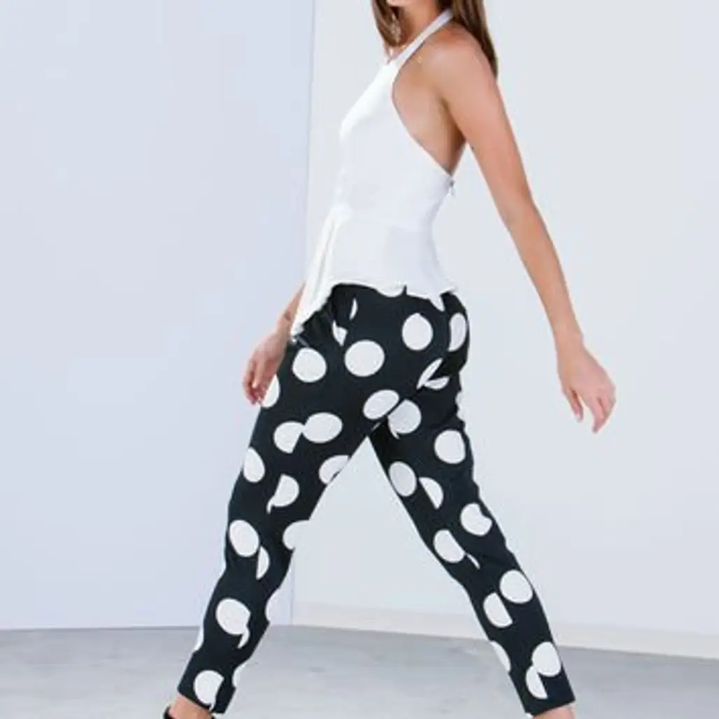Dot 2 Dot Pleated Trousers