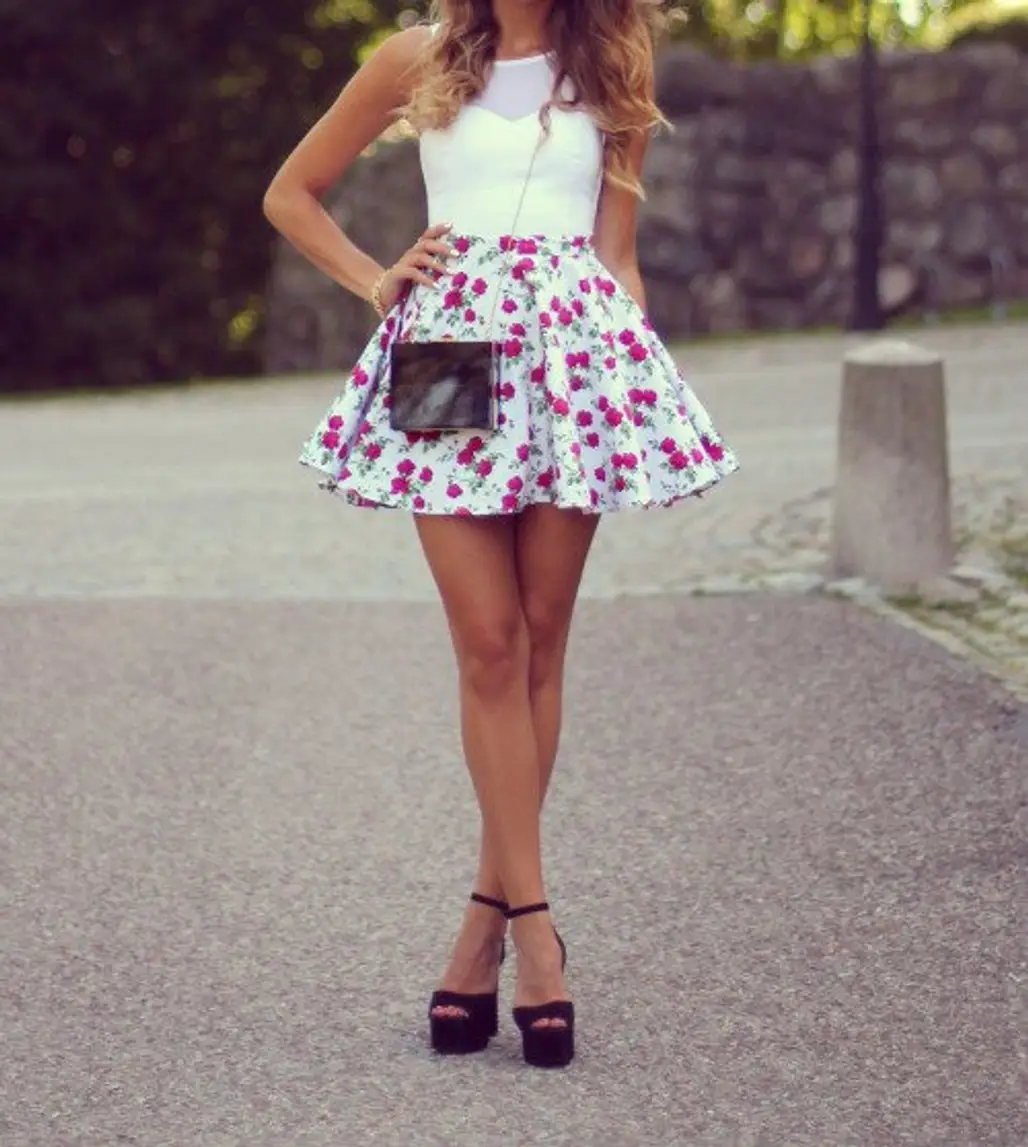 Floral Skirt? Yes, Please