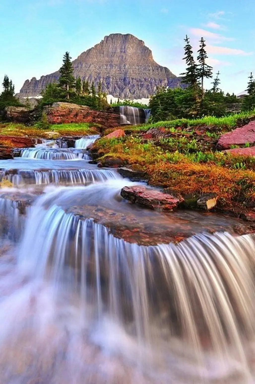 Waterfalls of Eden, Glacier National Park