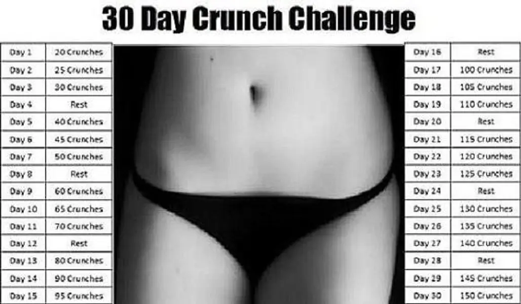 30 Day Crunch Challenge