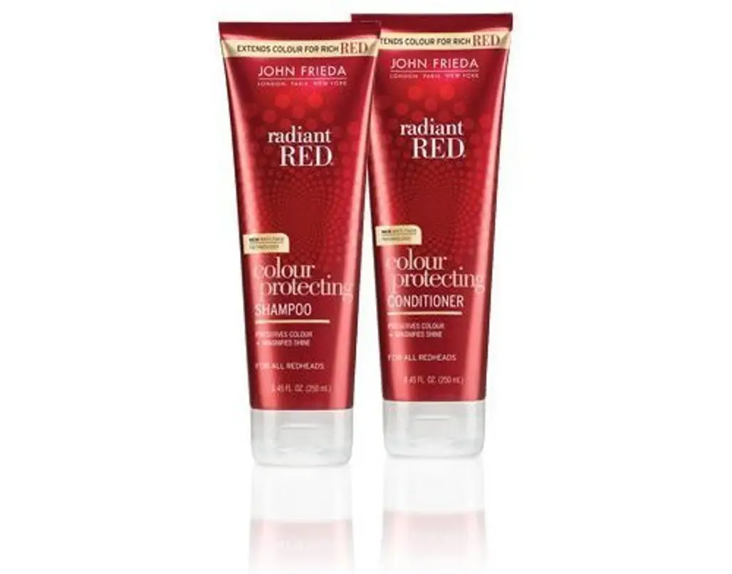 John Frieda Radiant Red Color Protecting Shampoo and Conditioner