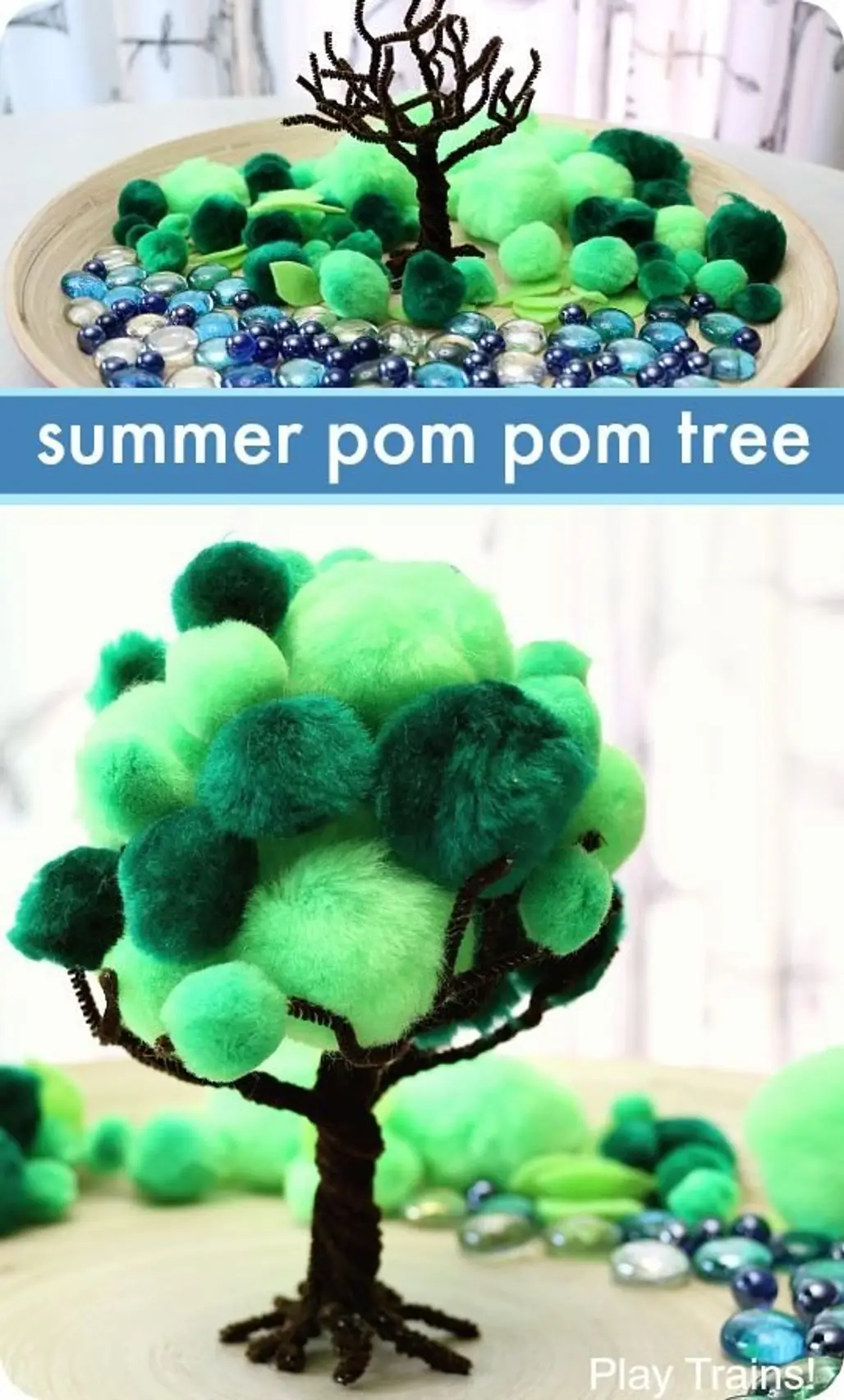 Summer Pom Pom Tree