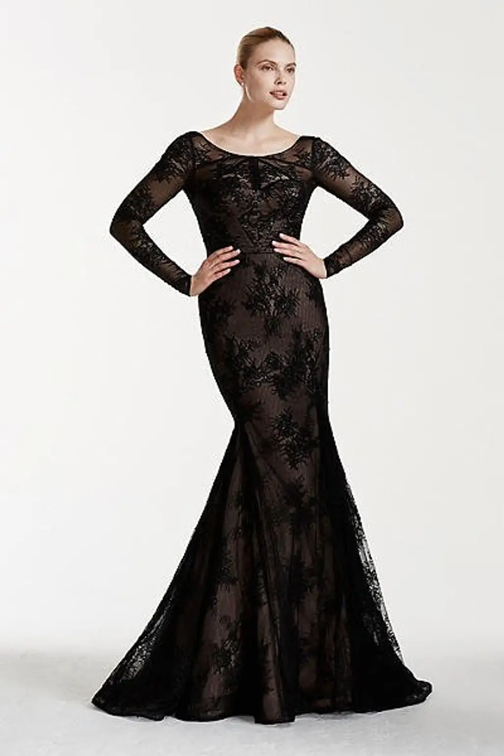 Zac Posen Black Lace Wedding Dress