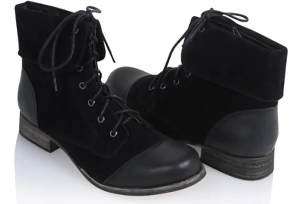 Forever21 Suedette Combat Boots