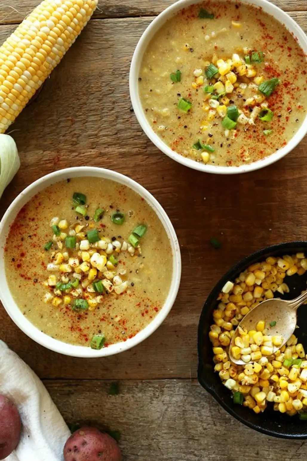 Simple Summer Corn Soup