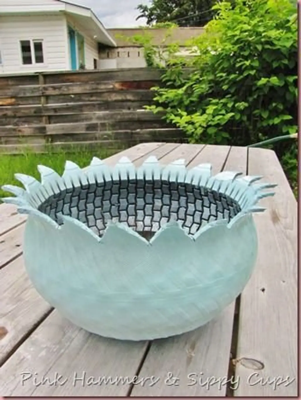 Turn It inside out to Make a Planter