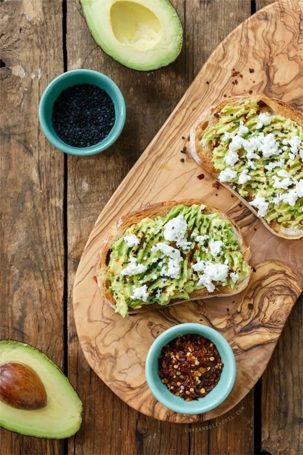 Avocado and Goat Cheese