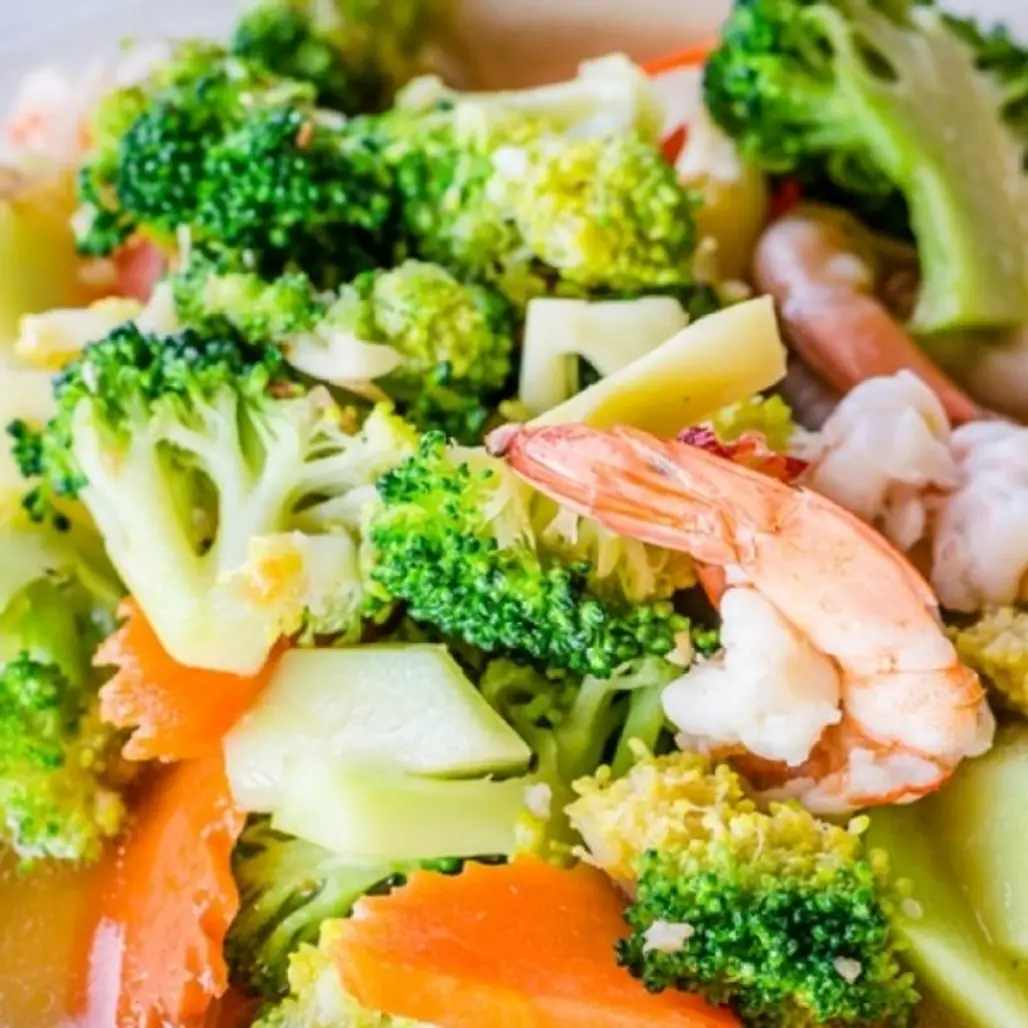 Stir Fry Broccoli and Shrimp