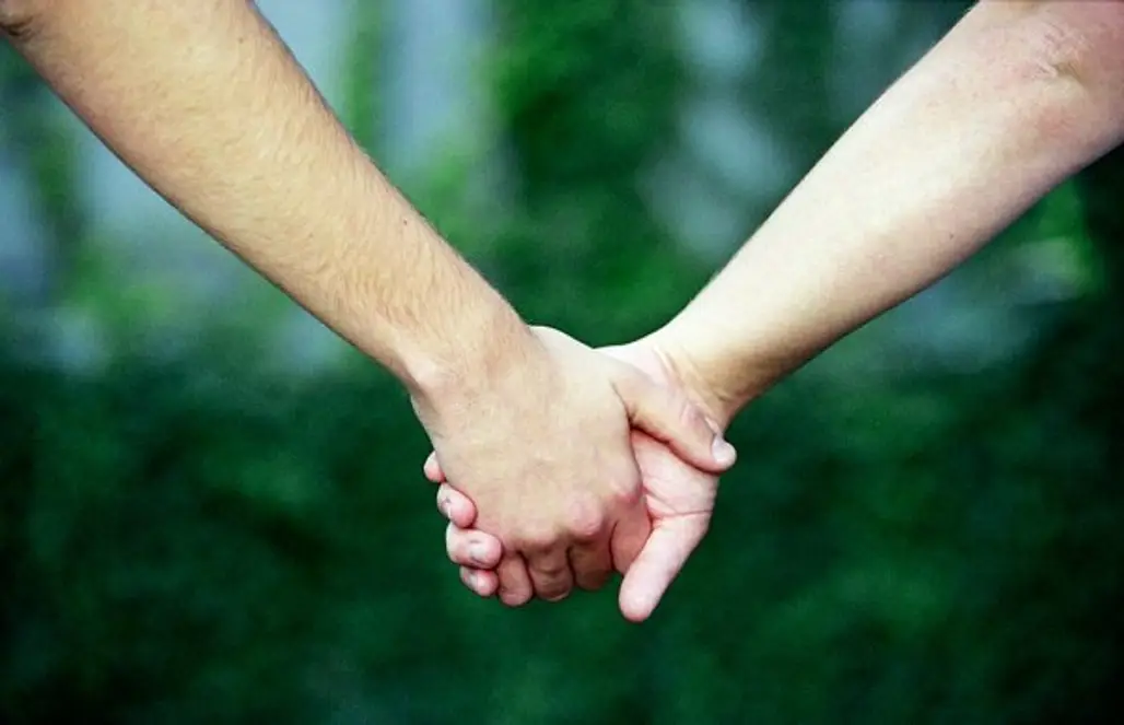 People in nature, Holding hands, Hand, Gesture, Green,