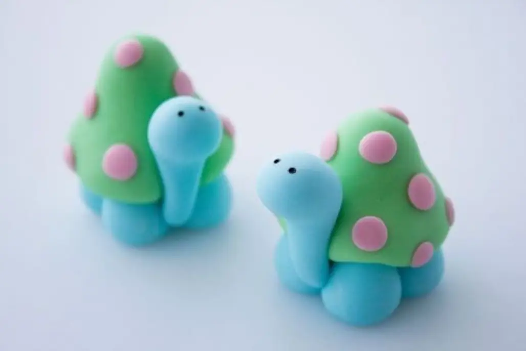 Turtle Cake Toppers in Cute Colors