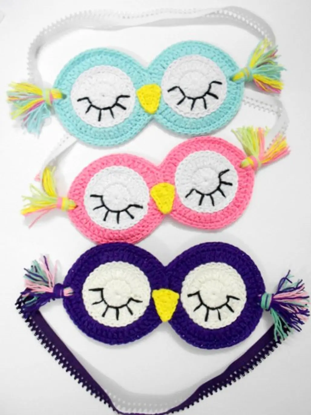Crochet Owl EYE Mask