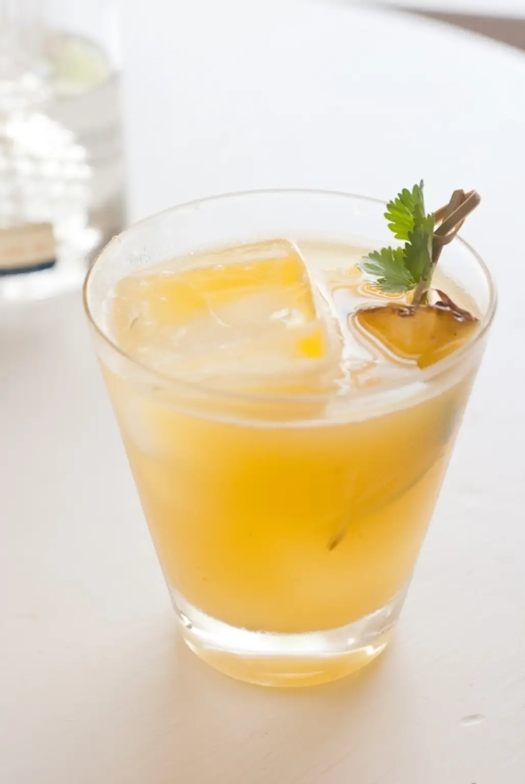 Pineapple and Mango Rum Cocktail