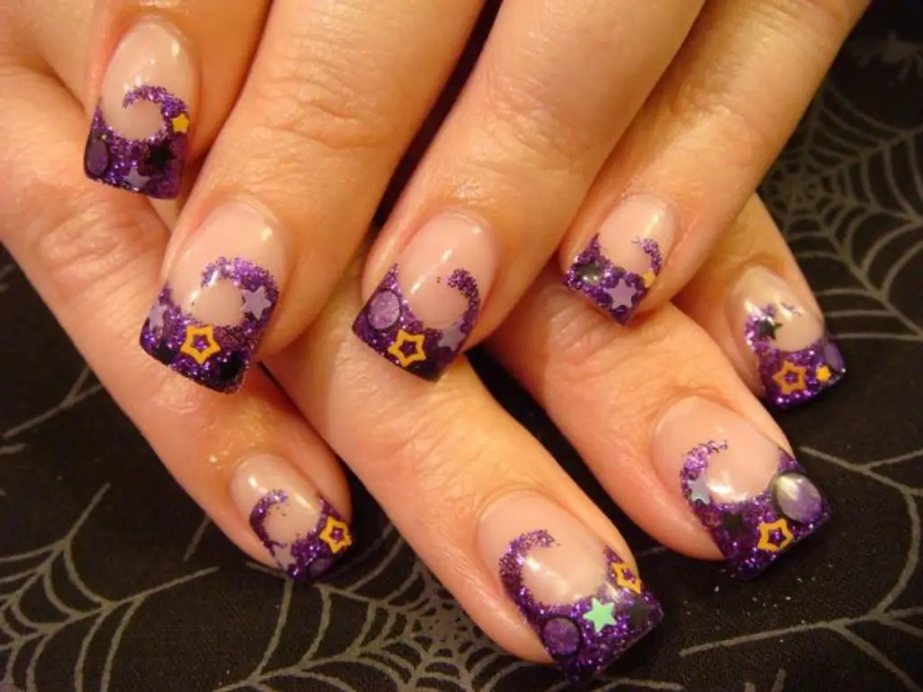 nail,finger,nail care,purple,manicure,