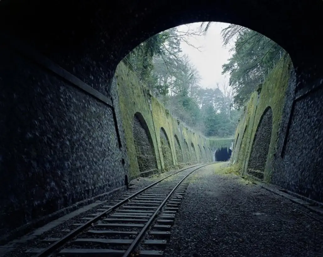 tunnel, transport, darkness, light, infrastructure,