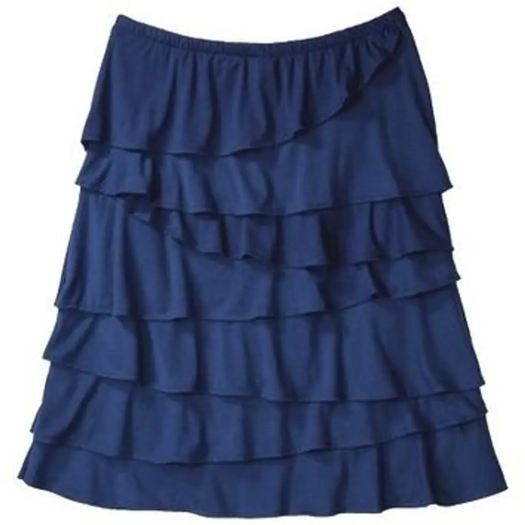 Comfy Knit Ruffle Skirt