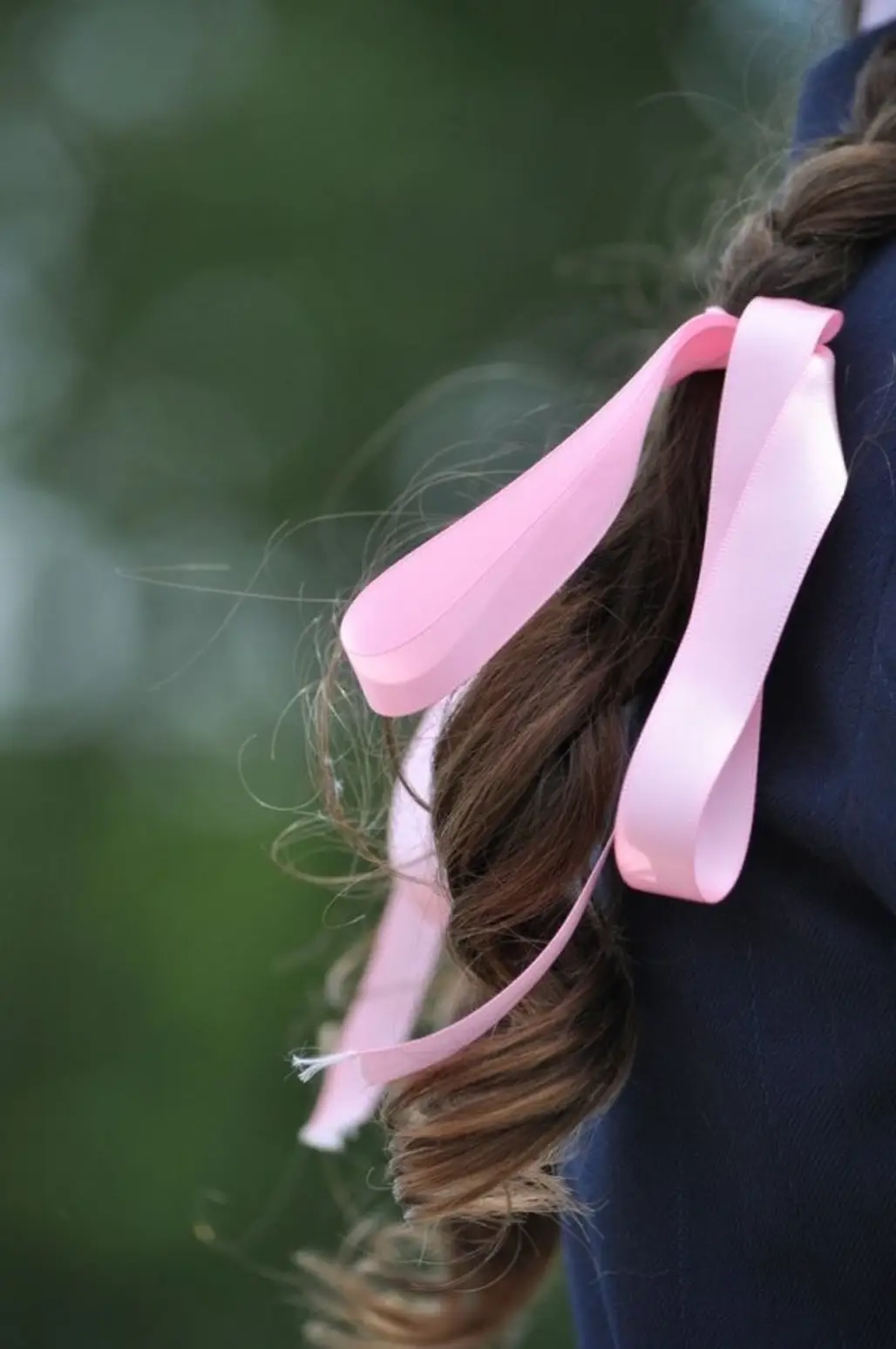 Pink Hair Ribbon