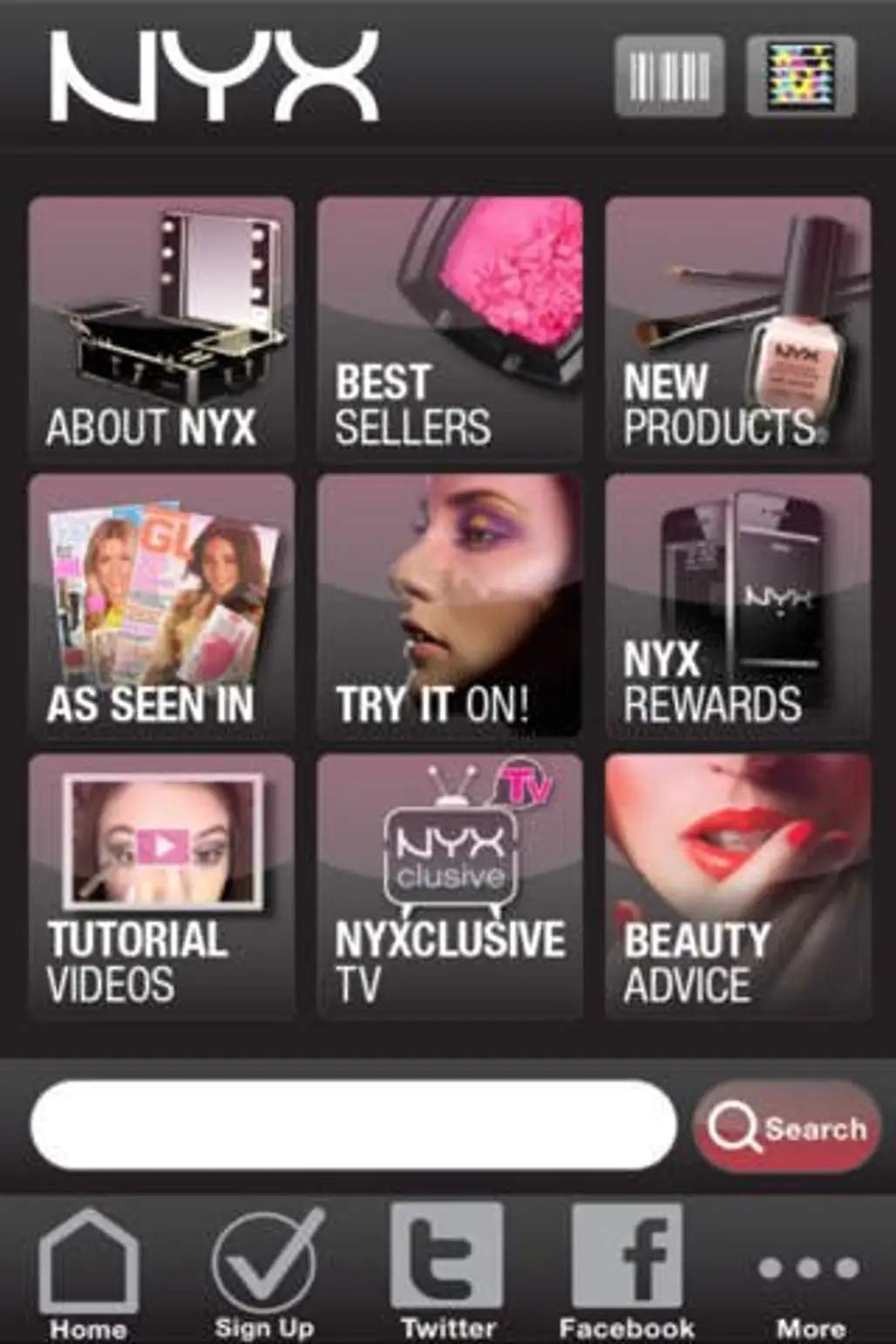 NYX Cosmetics Mobile