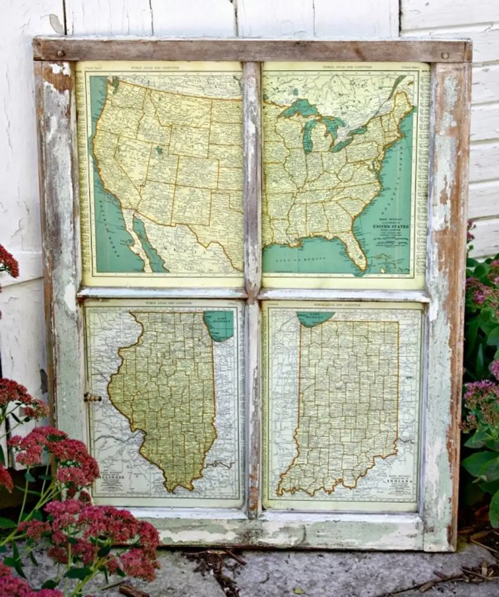 An Old Window + Multiple Maps
