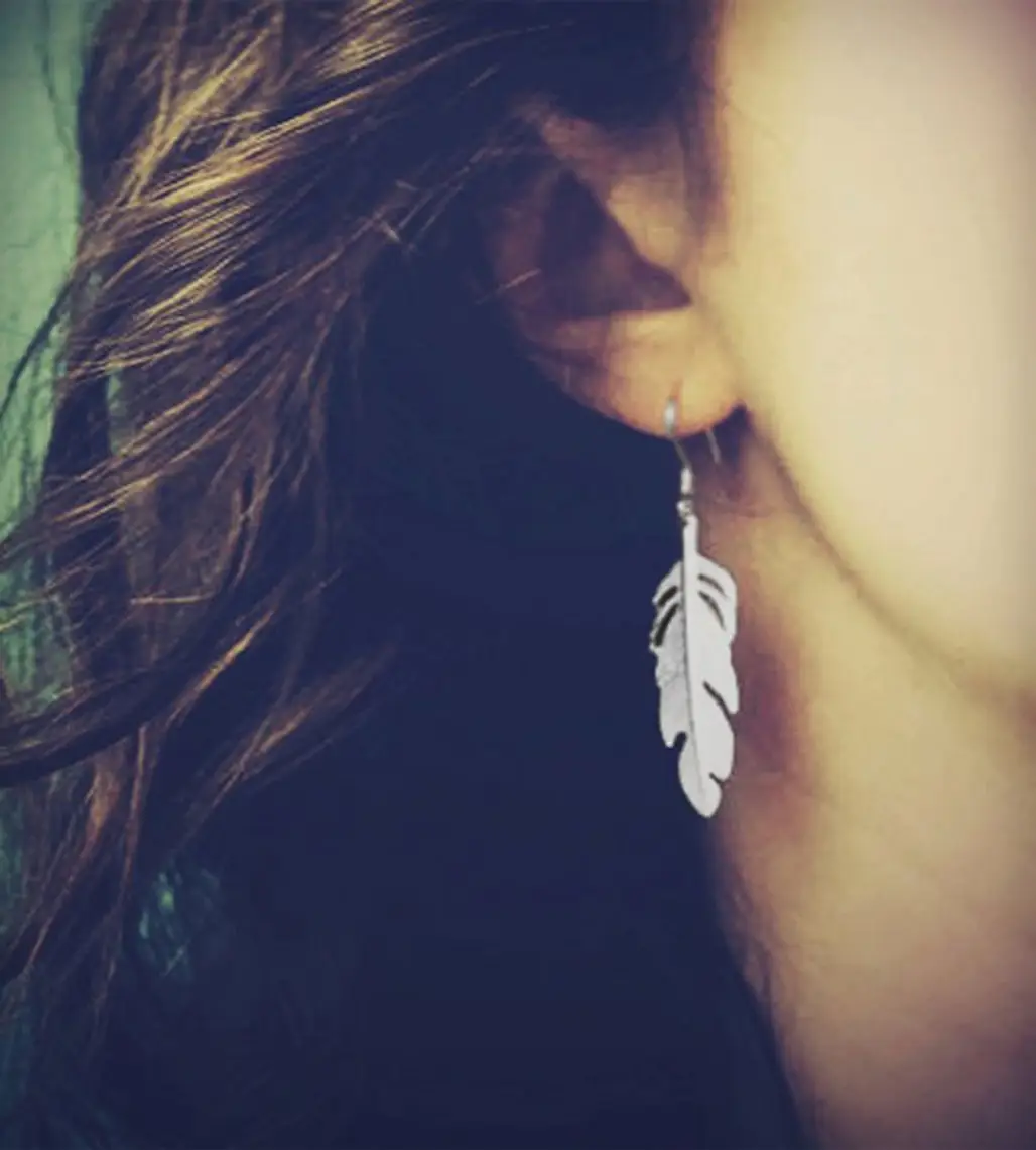 Silver Feather Earrings Are Perfect for Any Outfit