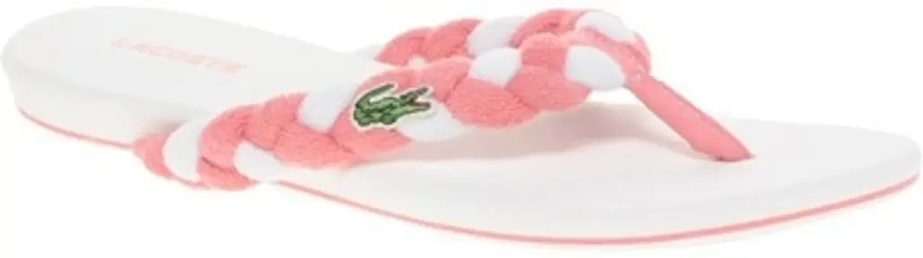 Lacoste Suzy BC Woven Flip-Flops