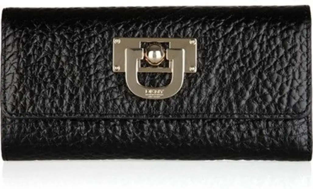 DKNY Textured Leather Wallet