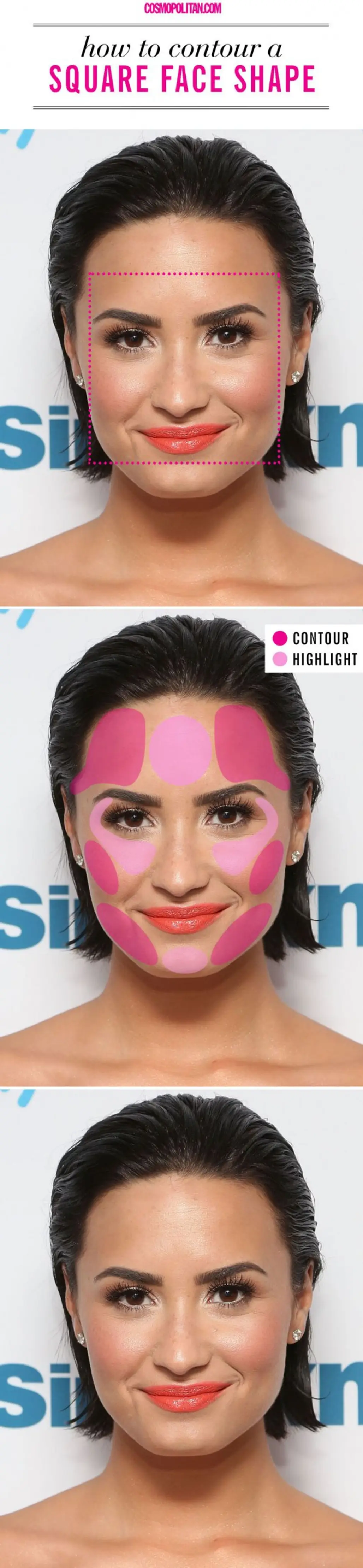 HOW to CONTOUR if YOU HAVE a SQUARE FACE SHAPE