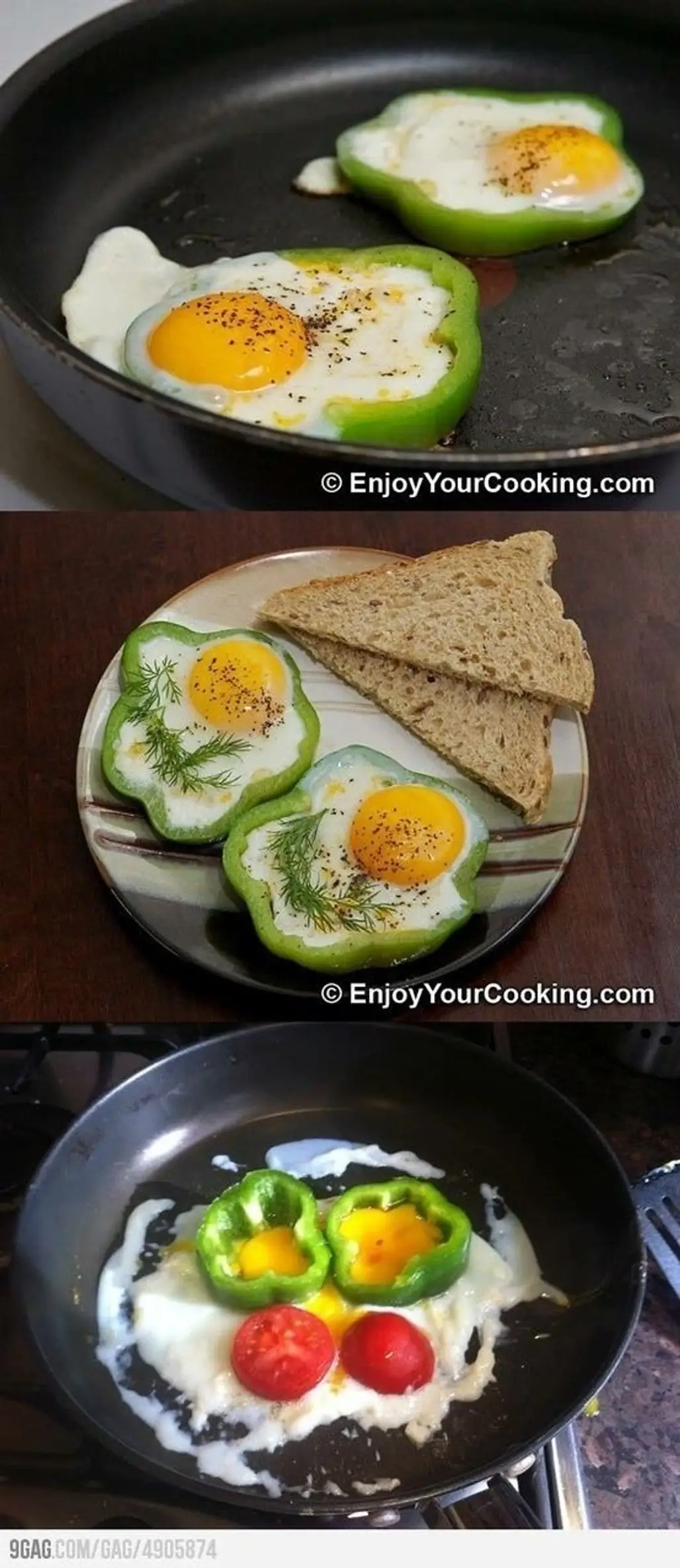 Eggs in Peppers