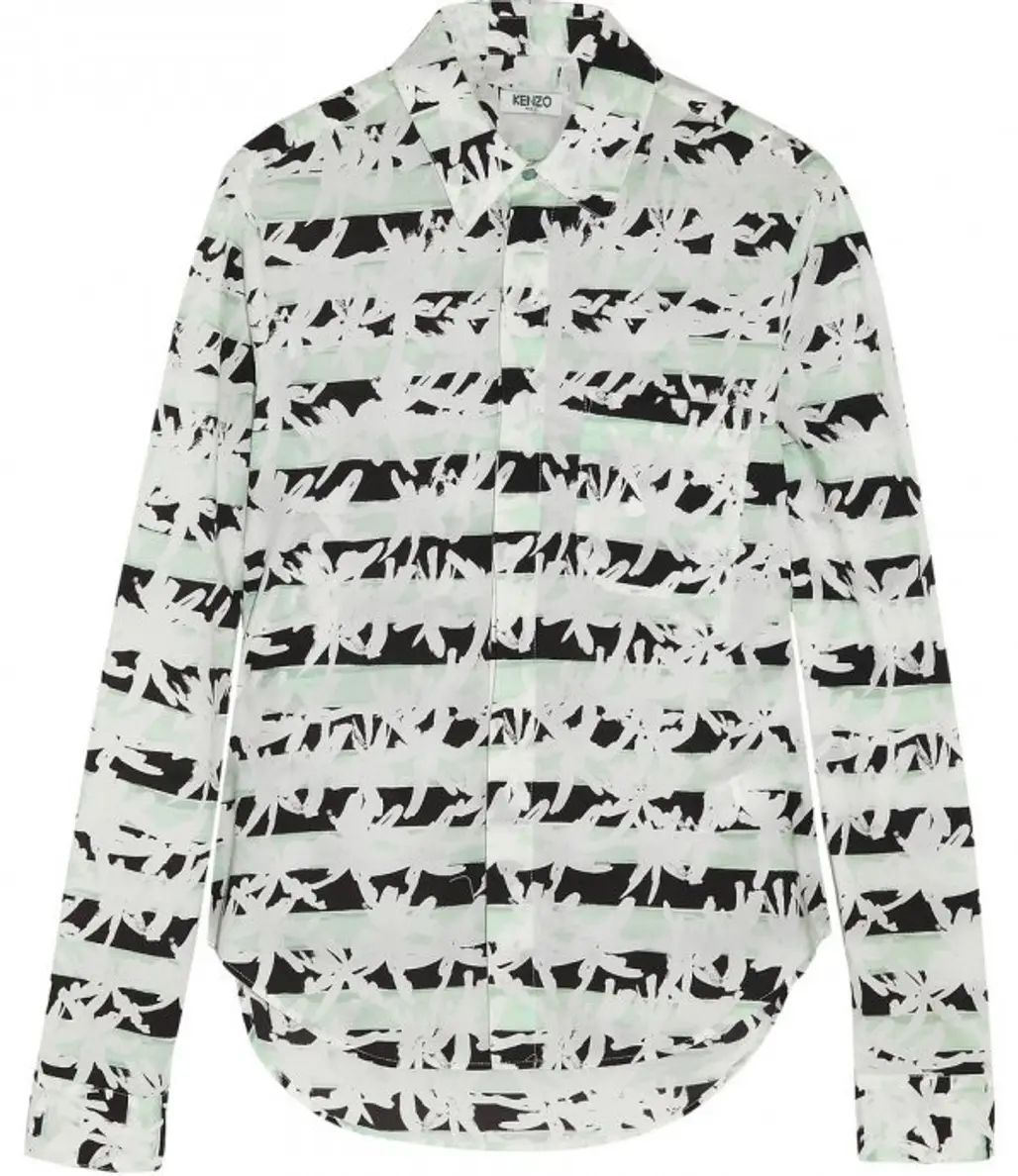 Kenzo Palm Print Shirt