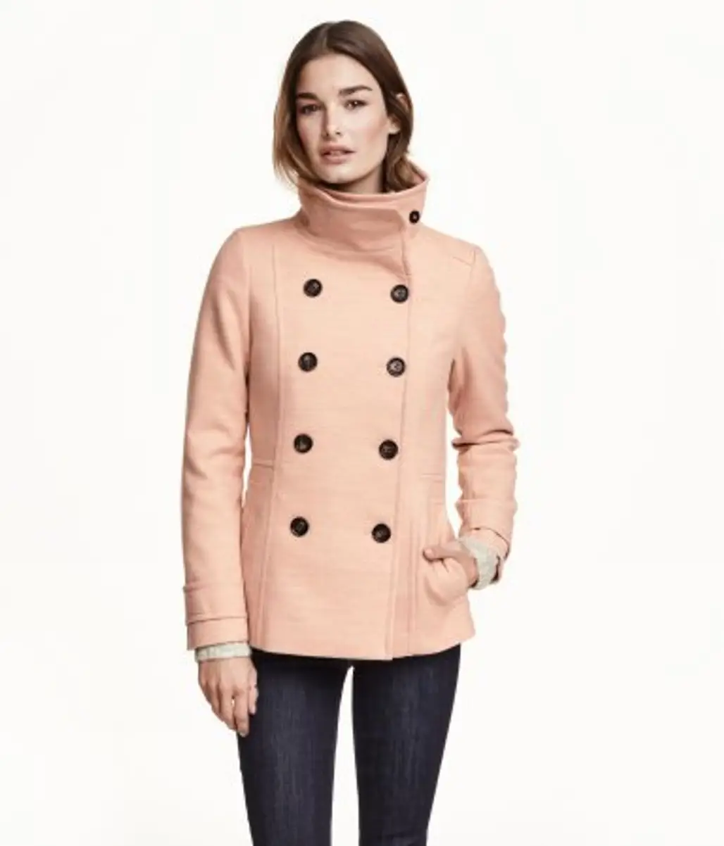 Blush Pink Short Coat