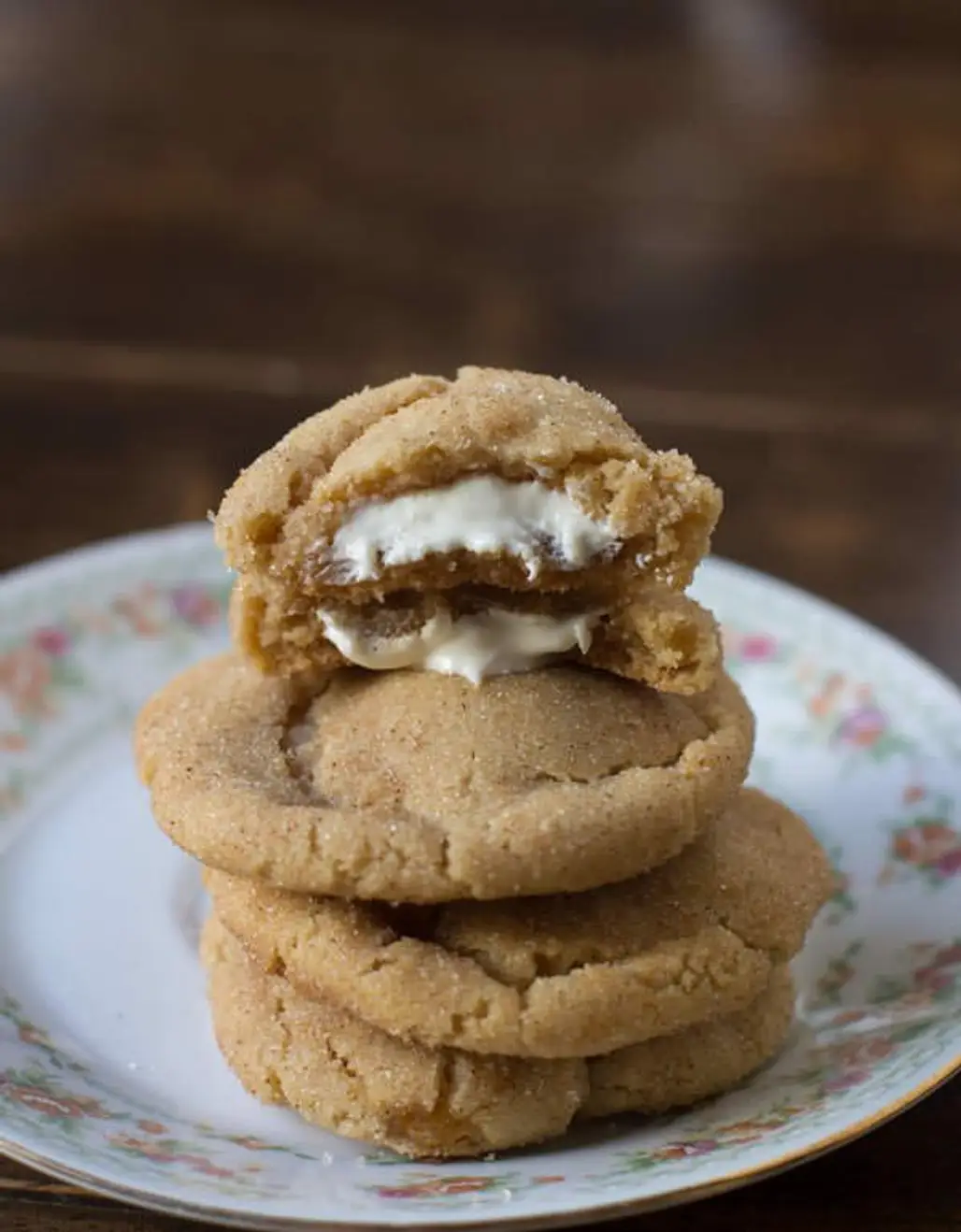 White Chocolate Stuffed Brown Butter Cookies