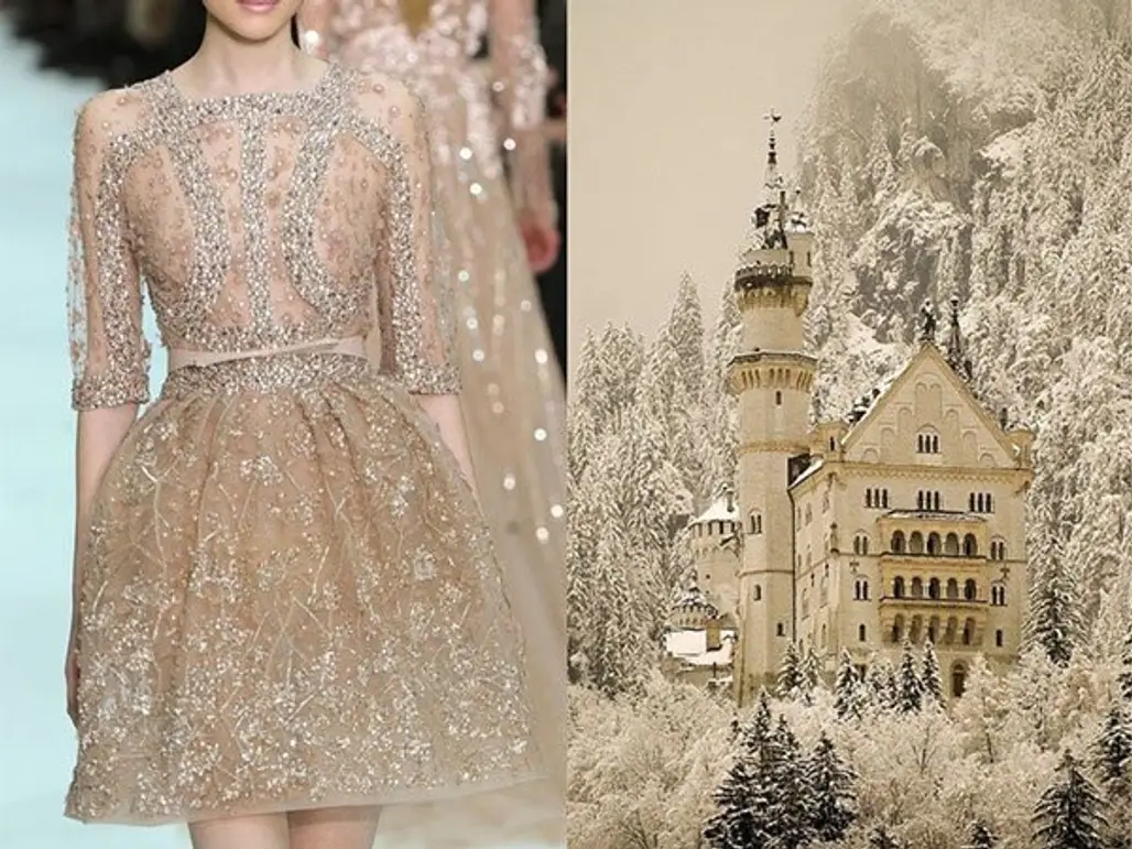 Elie Saab Couture S/S 2012 and Neuschwanstein Castle, Germany