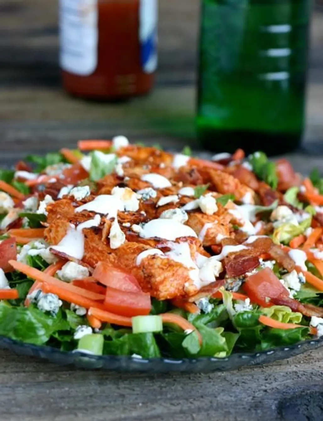 Buffalo Grilled Chicken Salad