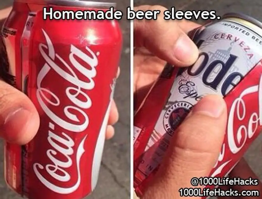 Homemade Beer Sleeve