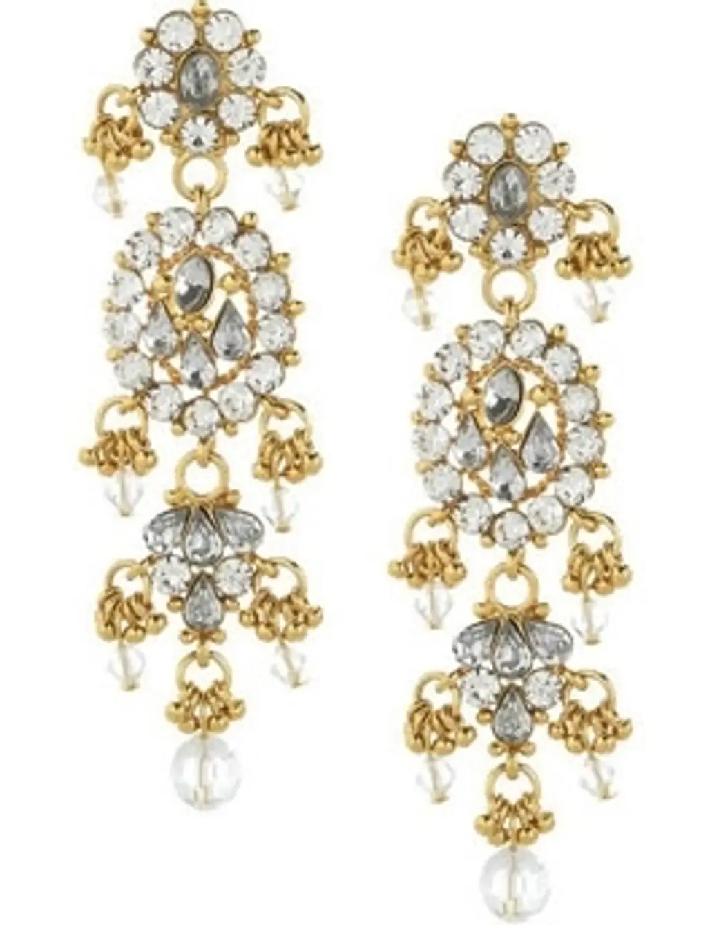 Isharya Bling Maharani 18-Karat Gold-Plated Earrings